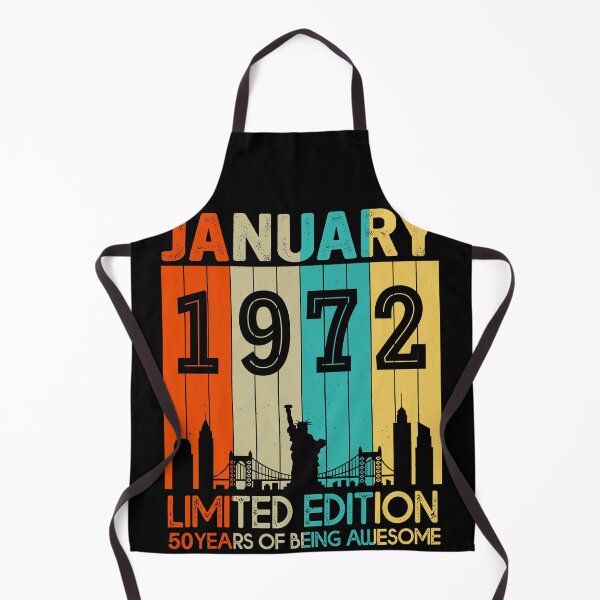 Item preview, January 1972 Limited Edition 50 Years Of Being Awesome designed and sold by AraJordeStore.