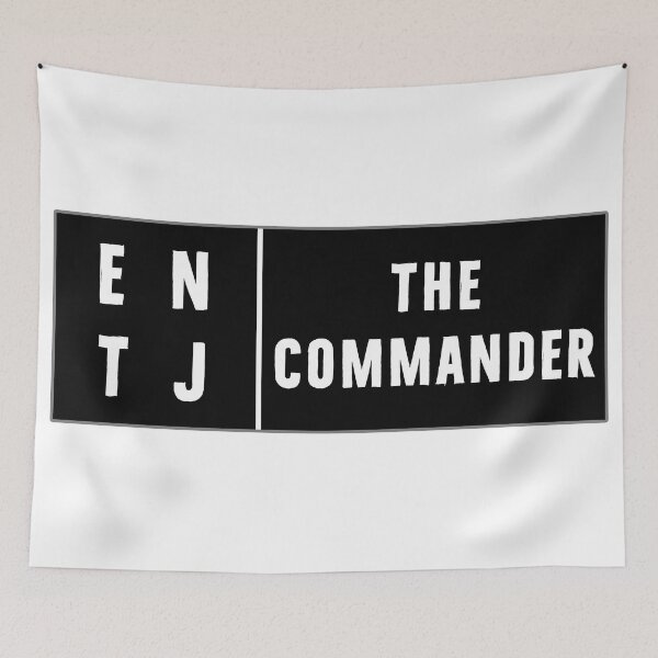 Item preview, ENTJ - The Commander Personality Type Sticker designed and sold by DanLopesMerch.