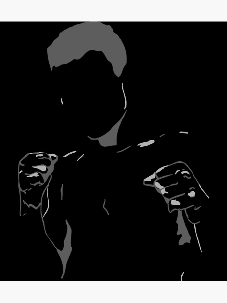 “Muhammad Ali Silhouette Premium T-Shirt” Poster for Sale by batesyadi3