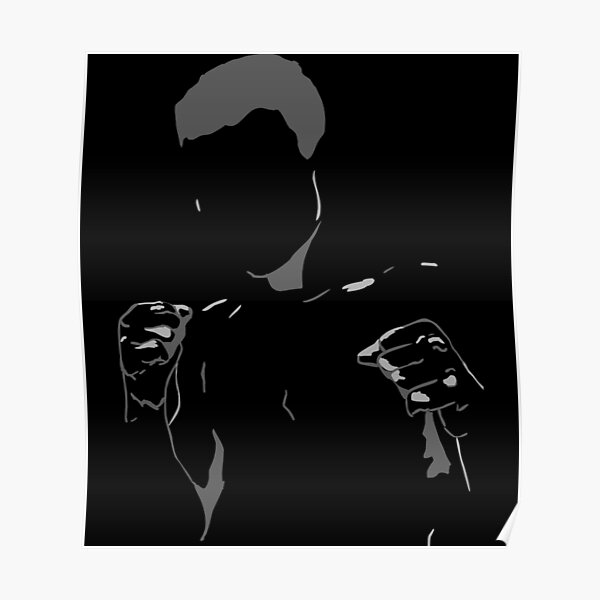 “Muhammad Ali Silhouette Premium T-Shirt” Poster for Sale by batesyadi3