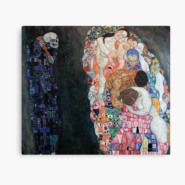 Aperçu de l'œuvre La mort et la vie de Gustav Klimt créée et vendue par starrylite.