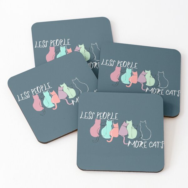 Item preview, Less People, More Cats designed and sold by heartfeltarts93.