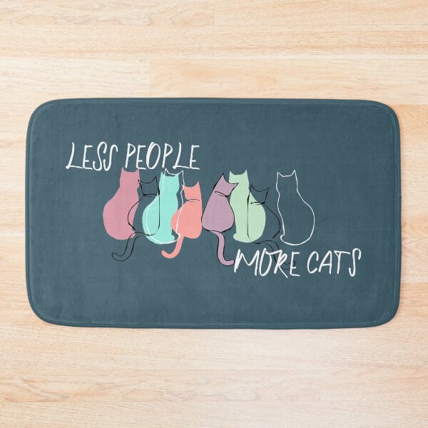 Item preview, Less People, More Cats designed and sold by heartfeltarts93.