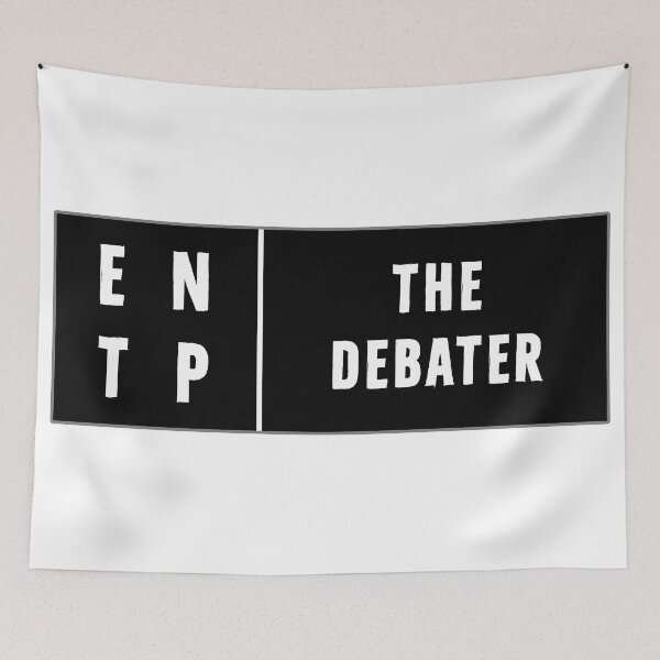 Item preview, ENTP - The Debater Personality Type Sticker designed and sold by DanLopesMerch.