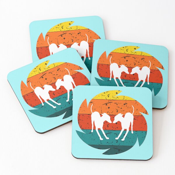 Item preview, Retro Italian Greyhound's Play  designed and sold by pawsinprofile.
