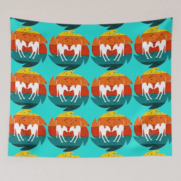 Item preview, Retro Italian Greyhound's Play  designed and sold by pawsinprofile.
