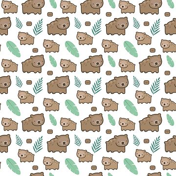 Imagen de la obra Wombats lindos y caca de Wombat de CuteCrew