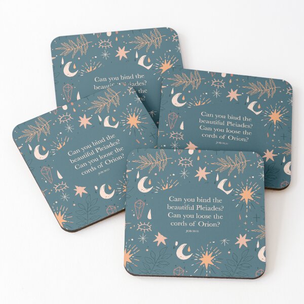 Item preview, Can you bind the beautiful Pleiades? Can you loose the cords of Orion? Job 38:31 designed and sold by StudioCitrine.