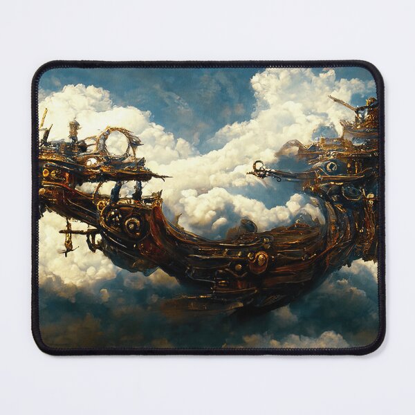 Item preview, Steampunk flying ship designed and sold by AM FineArtPrints.