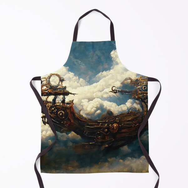 Item preview, Steampunk flying ship designed and sold by AM FineArtPrints.
