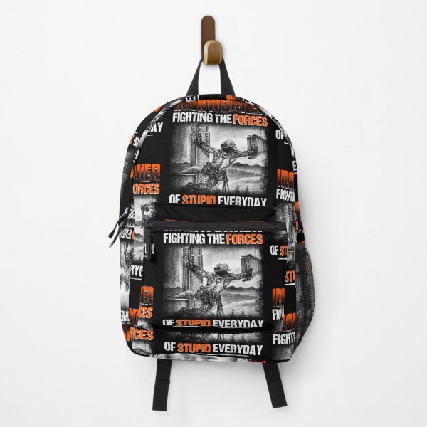Item preview, Ironworker Fighting The Forces Of Stupid Everyday designed and sold by GoldenBuffalo79.