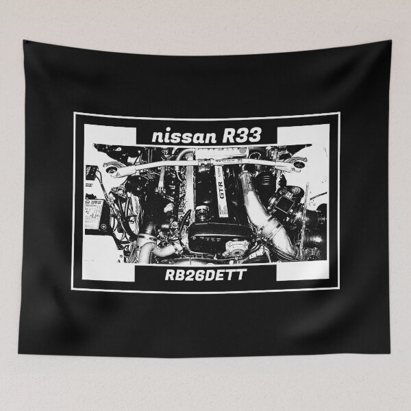 Item preview, NISSAN SKYLINE GT-R R33 ENGINE (Black Version) designed and sold by Cero81.