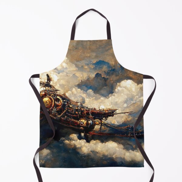 Item preview, Steampunk flying ship designed and sold by AM FineArtPrints.