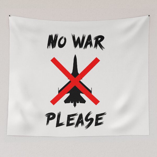 Item preview, NO WAR PLEASE designed and sold by exponentialart.