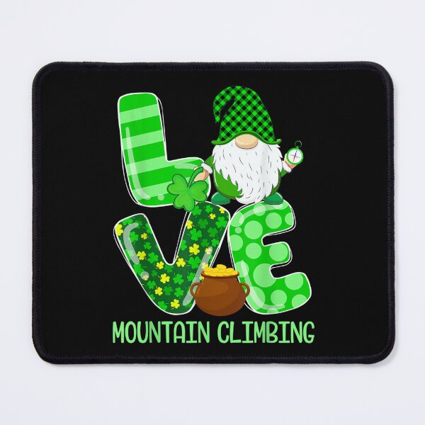 Item preview, Funny Love Mountain Climbing Gnome St Patricks Day Men Women designed and sold by vergielx.