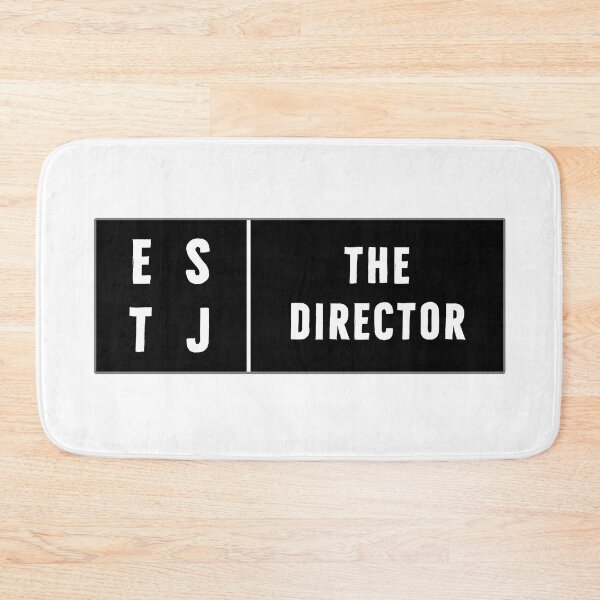 Item preview, ESTJ - The Director Personality Type Sticker designed and sold by DanLopesMerch.