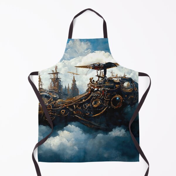 Item preview, Steampunk flying ship designed and sold by AM FineArtPrints.