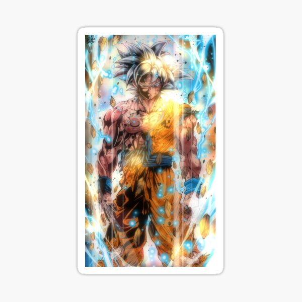 Dragon Ball Goku God Sticker By Zvonbal Redbubble