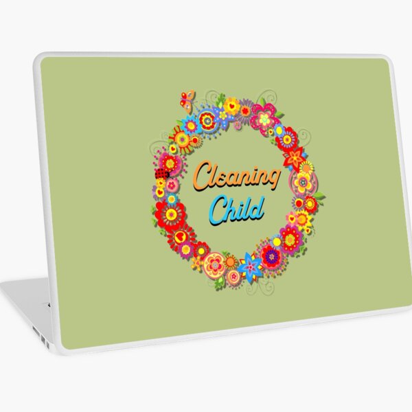 Item preview, Cleaning Child Retro Flower Housekeeper Cleaning Lady Gift designed and sold by SavvyCleaner.