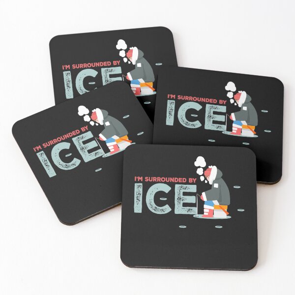 Artikelvorschau, Surrounded By Ice Eisfischer Fischen entworfen und verkauft von MooonTees.