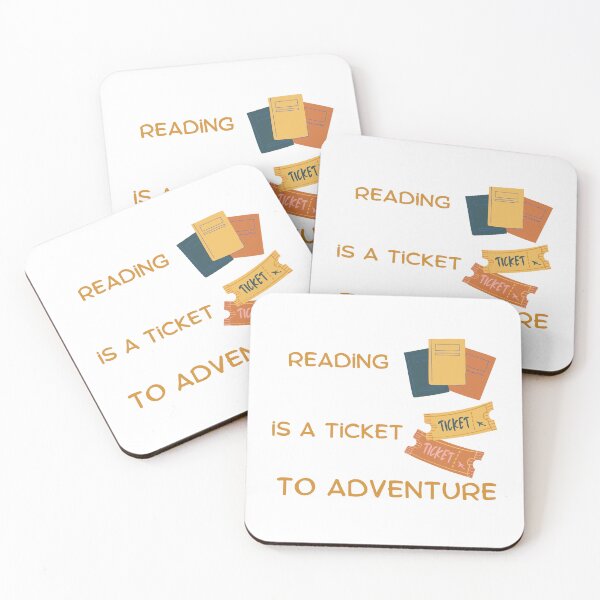 Item preview, Reading Is A Ticket to Adventure designed and sold by MoaaStore.