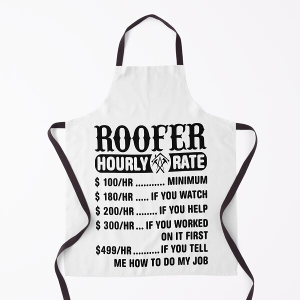 Item preview, Roofer Hourly rate designed and sold by TeesLina.