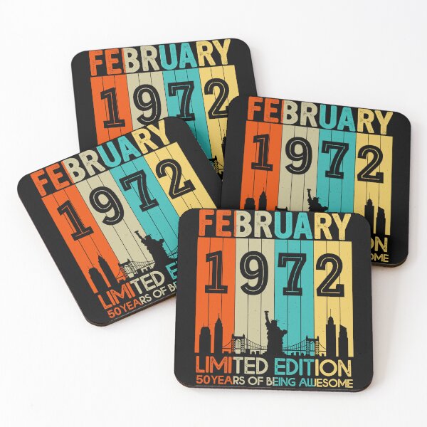 Item preview, February 1972 Limited Edition 50 Years Of Being Awesome designed and sold by AraJordeStore.