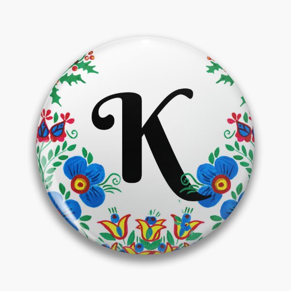 Item preview, letra k con flores designed and sold by Elyora.
