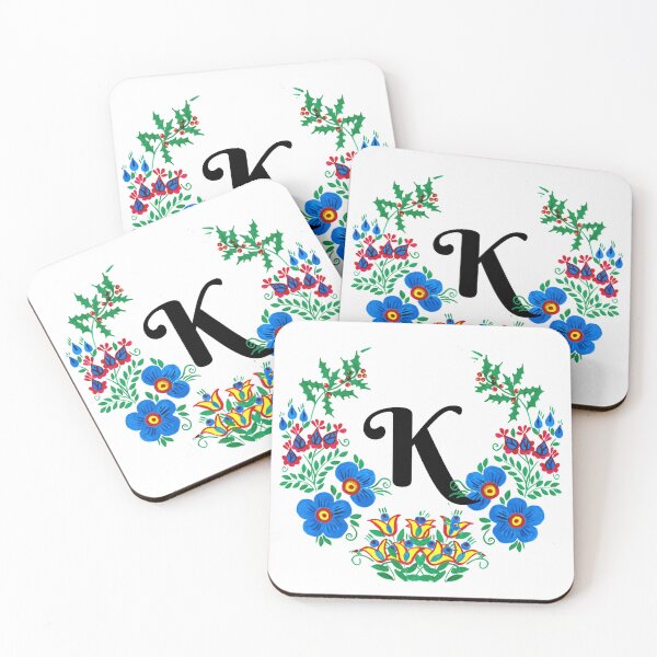 Item preview, letra k con flores designed and sold by Elyora.