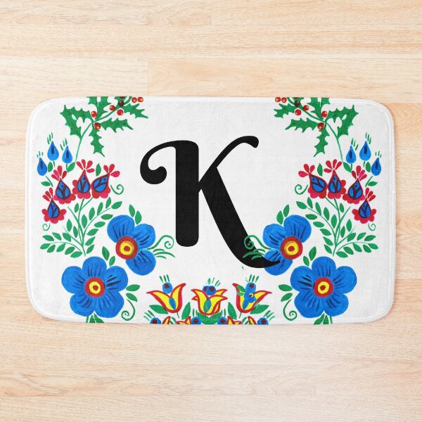 Item preview, letra k con flores designed and sold by Elyora.