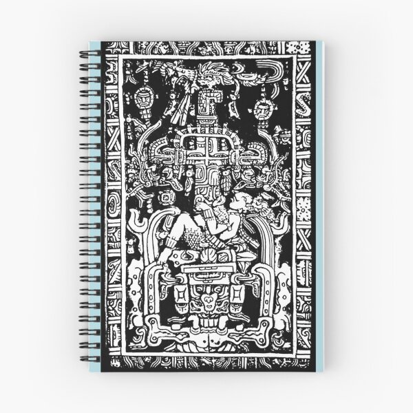 Item preview, Ancient Astronaut. Pakal, Maya, sarcophagus lid, in Black & White. Classic T-Shirt designed and sold by SorenPilz.
