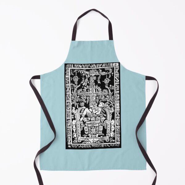 Item preview, Ancient Astronaut. Pakal, Maya, sarcophagus lid, in Black & White. Classic T-Shirt designed and sold by SorenPilz.