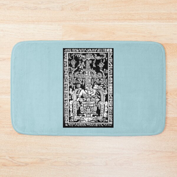 Item preview, Ancient Astronaut. Pakal, Maya, sarcophagus lid, in Black & White. Classic T-Shirt designed and sold by SorenPilz.