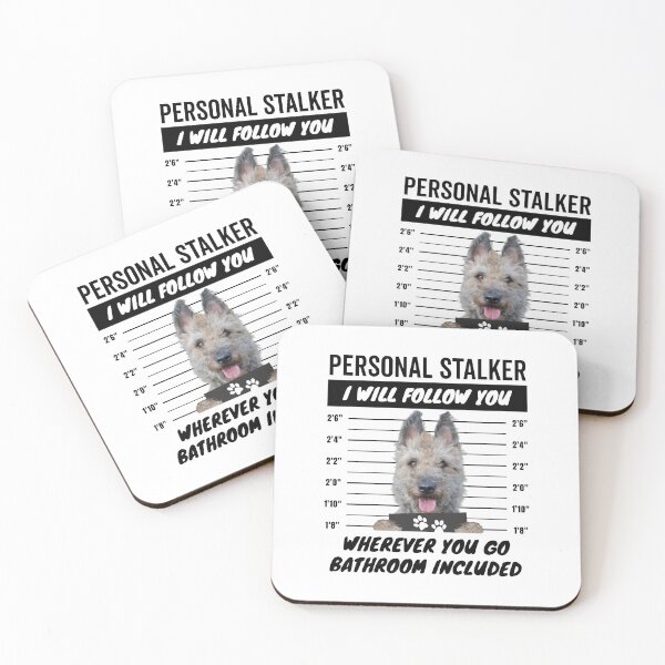 Item preview, Personal Stalker Dog – Fawn Belgian Laekenois designed and sold by More Cute Dogs.