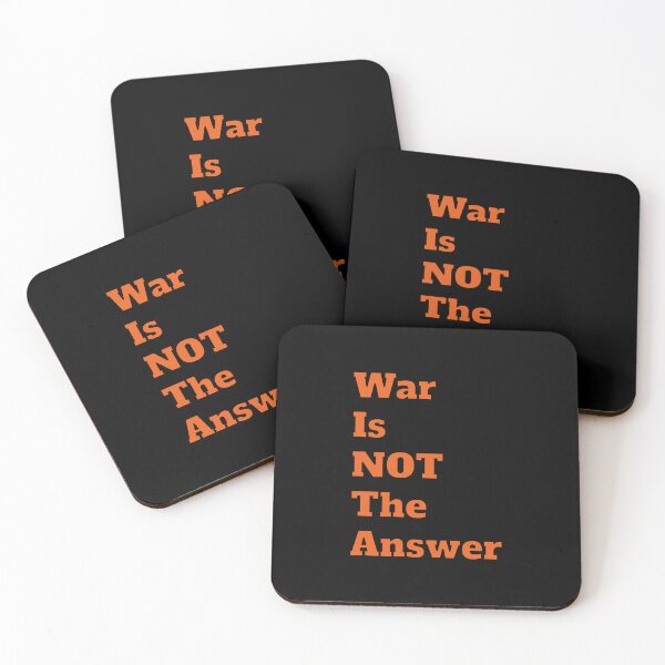 Item preview, War Is Not The Answer - Typography designed and sold by Digitalme Designs.
