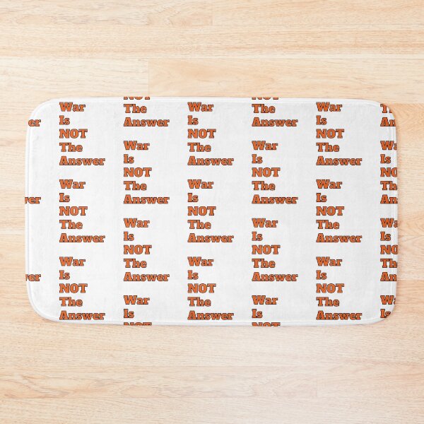 Item preview, War Is Not The Answer - Typography designed and sold by Digitalme Designs.