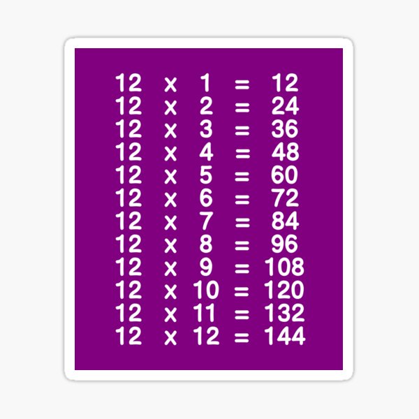 12-x-table-twelve-times-table-learn-multiplication-tables-for-kids-white-on-purple-sticker