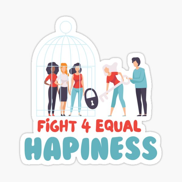 Item preview, Fight for equal happiness designed and sold by selfesteeem.