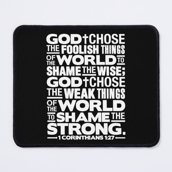 Item preview, 1 Corinthians 1:27 God chose the foolish things designed and sold by plushism.