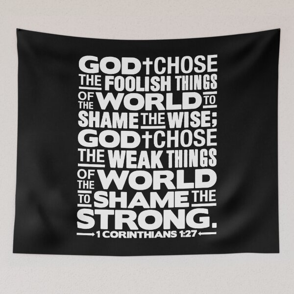 Item preview, 1 Corinthians 1:27 God chose the foolish things designed and sold by plushism.