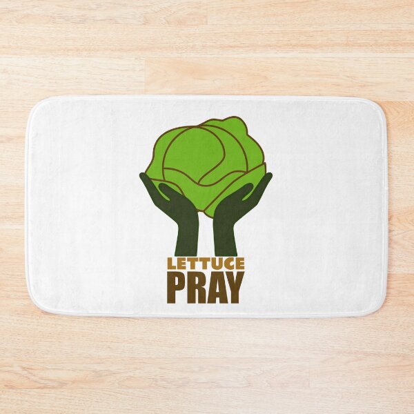 Item preview, Lettuce Pray designed and sold by BlueBlackSky.