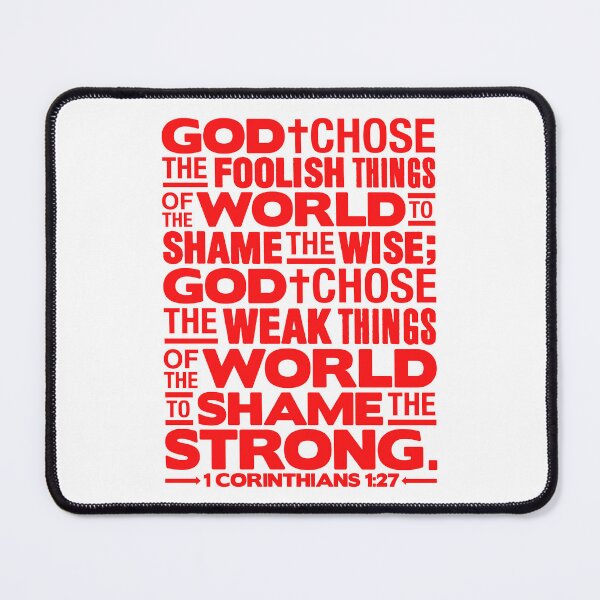 Item preview, 1 Corinthians 1:27 God chose the foolish things designed and sold by plushism.