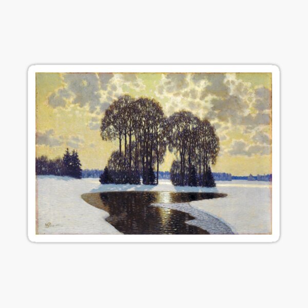 Artikel-Vorschau von Winter von Vilhelms Purvītis (1910), designt und verkauft von allhistory.