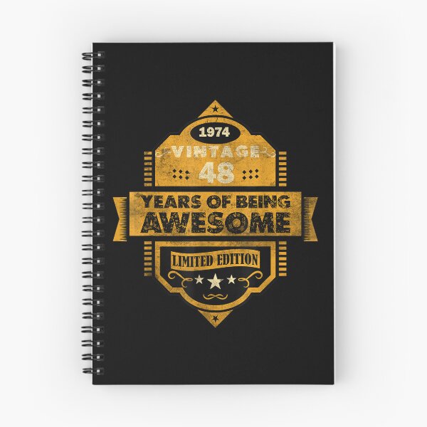 Item preview, 48 Year Old Vintage 1974 Limited Edition Happy 48th Birthday  designed and sold by vergielx.