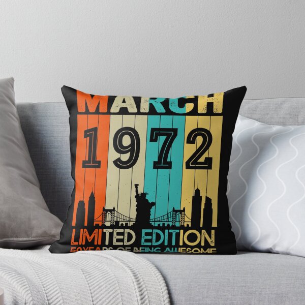 Item preview, March 1972 Limited Edition 50 Years Of Being Awesome designed and sold by AraJordeStore.