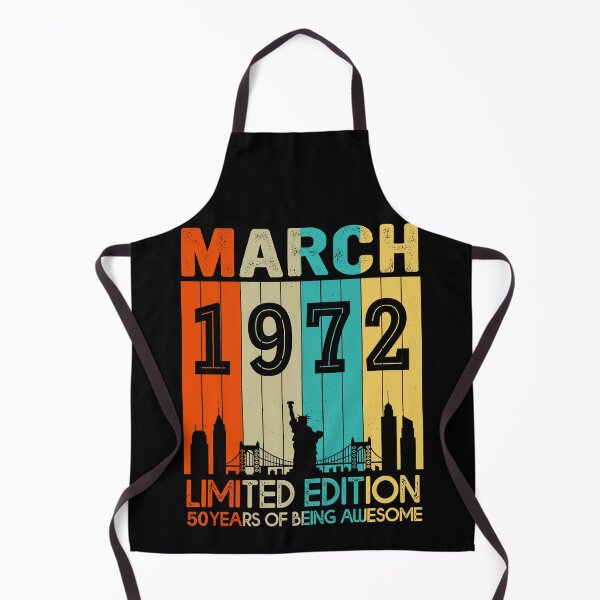 Item preview, March 1972 Limited Edition 50 Years Of Being Awesome designed and sold by AraJordeStore.