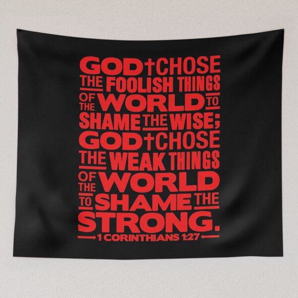 Item preview, 1 Corinthians 1:27 God chose the foolish things designed and sold by plushism.