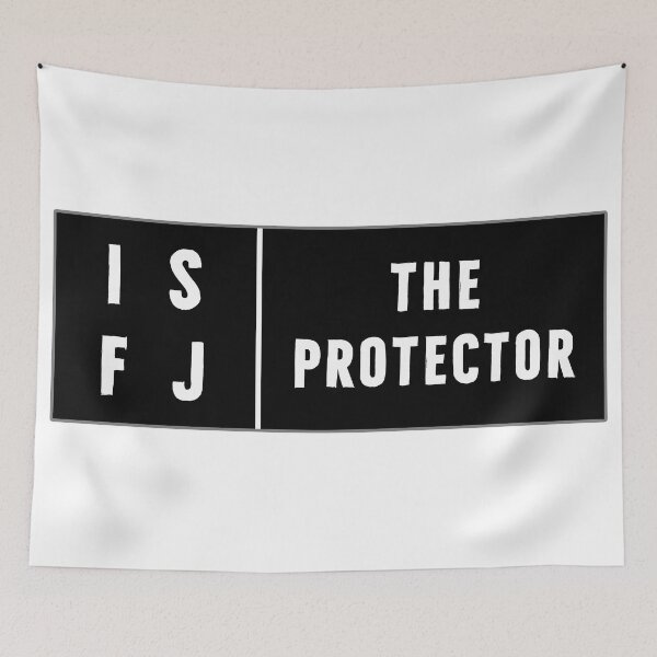 Item preview, ISFJ - The Protector Personality Type Sticker designed and sold by DanLopesMerch.