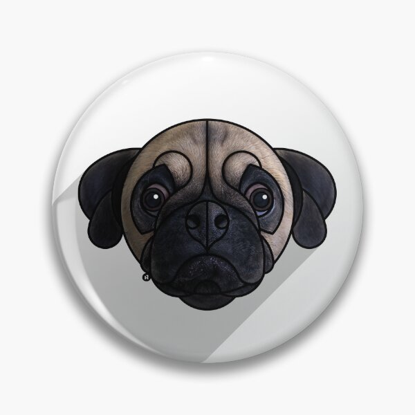 Item preview, PUG - BLANCO - Canis lupus familiaris designed and sold by Rhotorico.