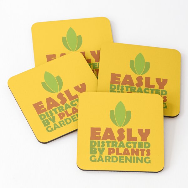 Item preview, EASLY DISTRACTED BY PLANTS, Typography, Earth day, Earth day quotes, Earth day ideas, Earth day design, Garden designed and sold by comeonyassine21.